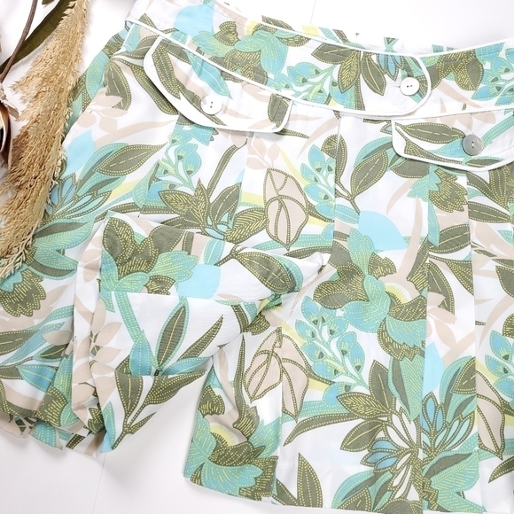 New IZOD Cool XFG Pleated Green Leaf Short Pants Sz 4 - Picture 15 of 16